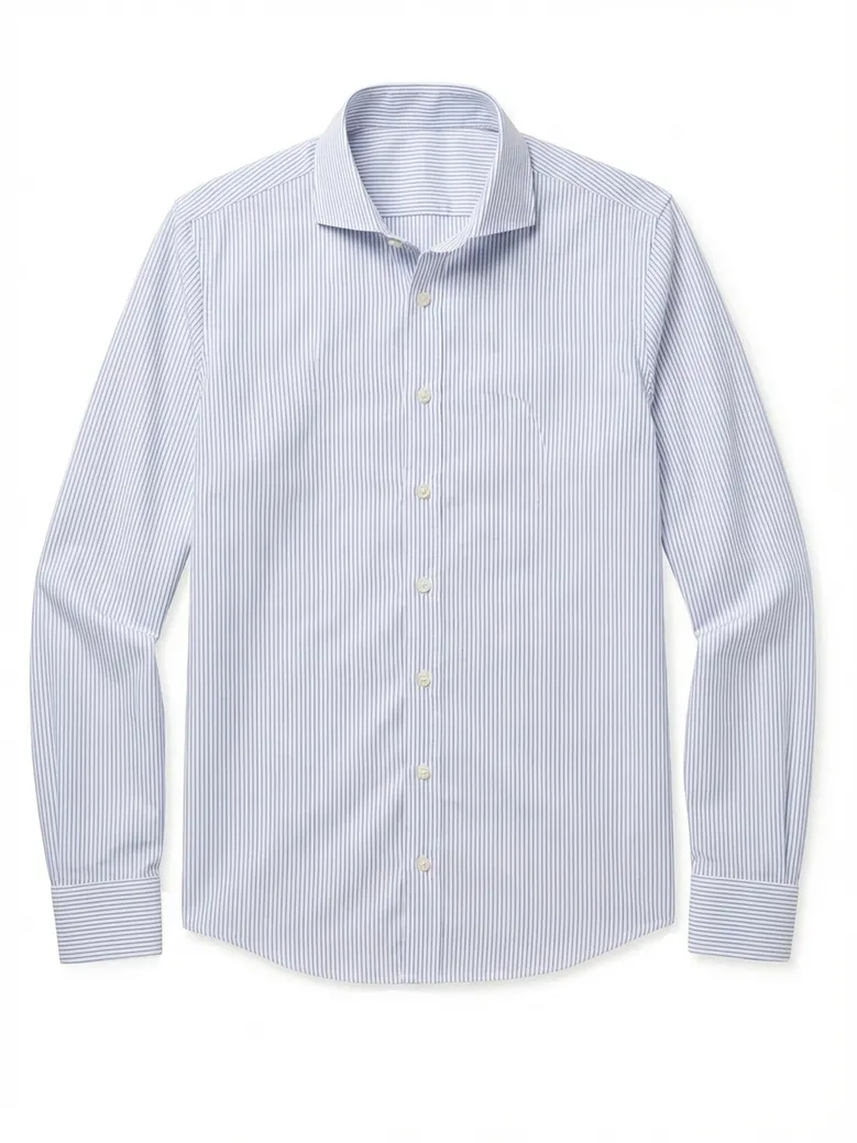 Camicia in popeline facile da stirare