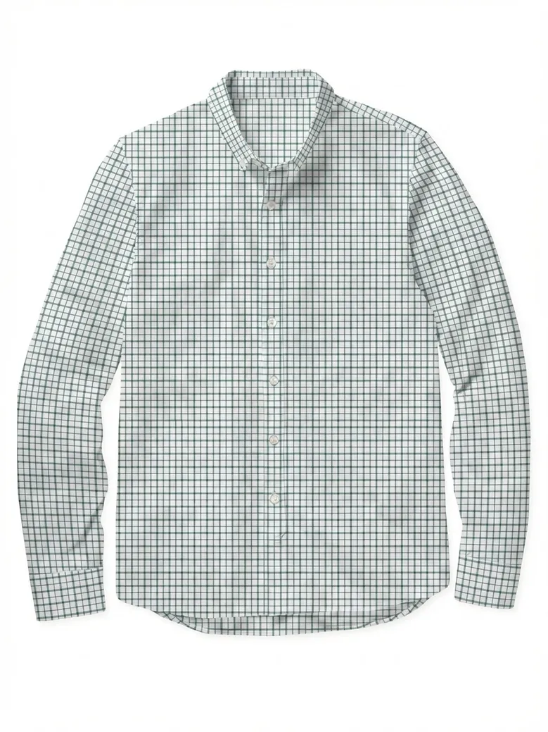 Camicia bianca in popeline facile da stirare