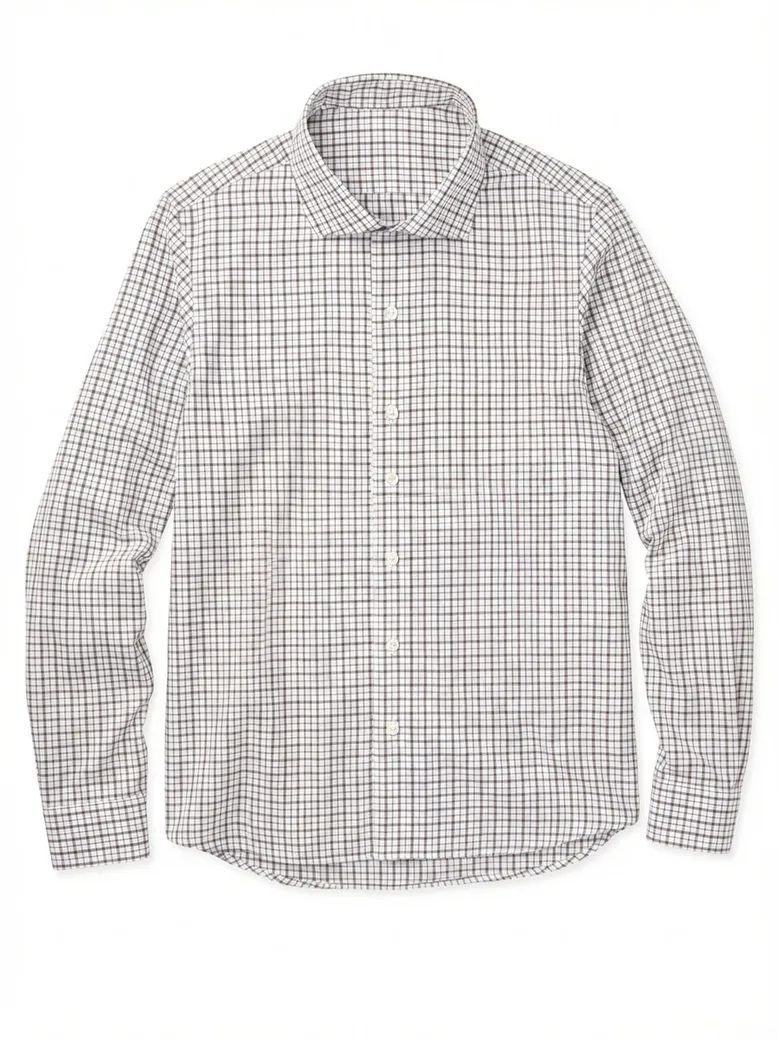 Camicia bianca in popeline facile da stirare