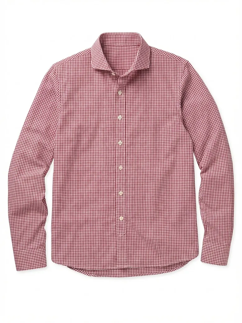 Camicia bianca in popeline facile da stirare