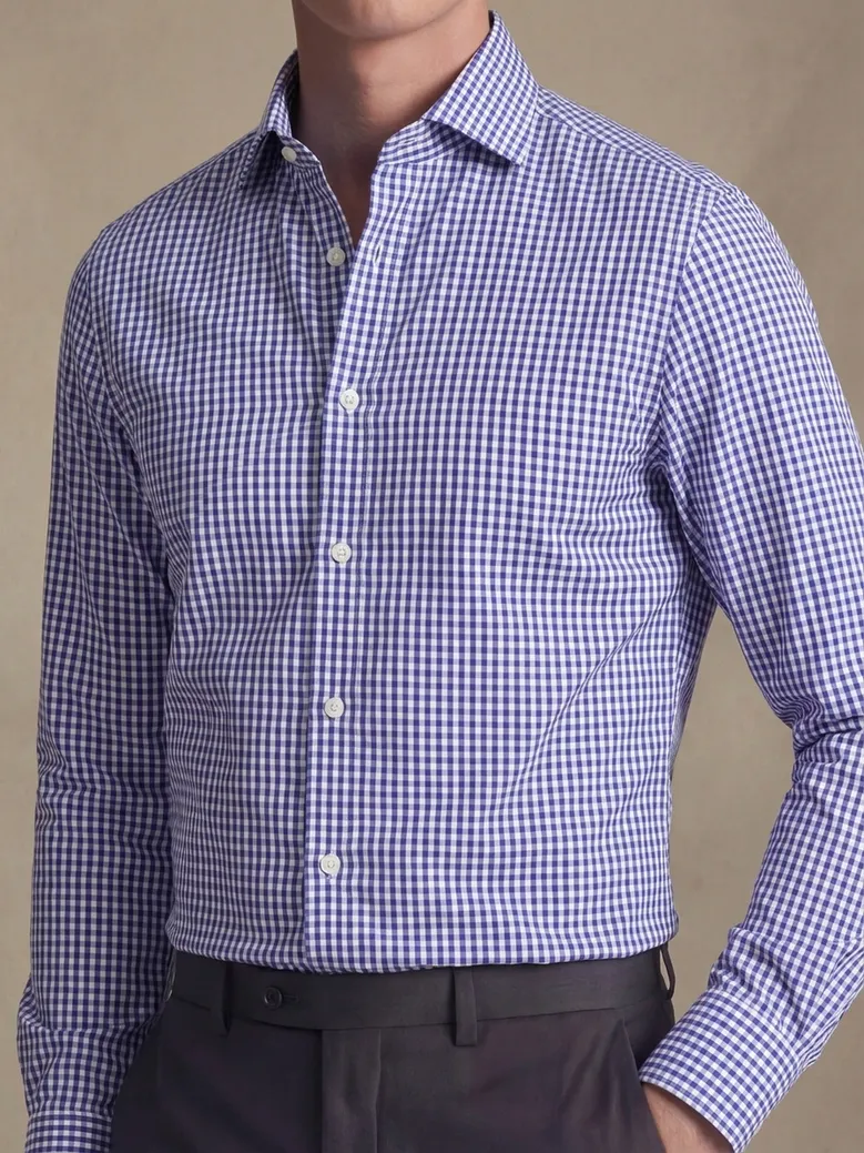 Camicia bianca in popeline facile da stirare