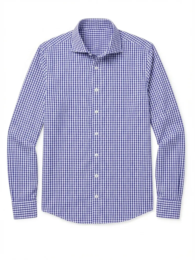 Camicia bianca in popeline facile da stirare