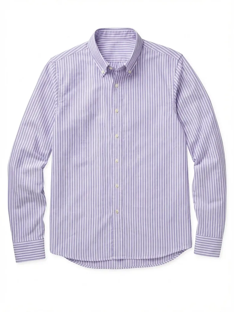 Camicia bianca in popeline facile da stirare
