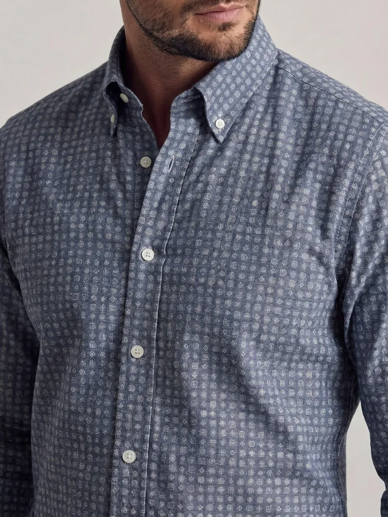 Camicia Thomas Mason Anti-Piega