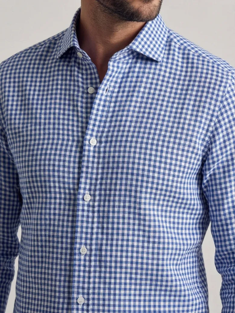 Camicia Thomas Mason Anti-Piega