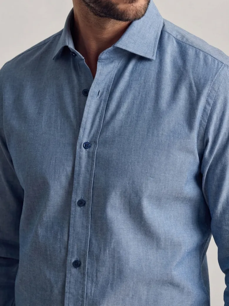 Camicia Thomas Mason Anti-Piega