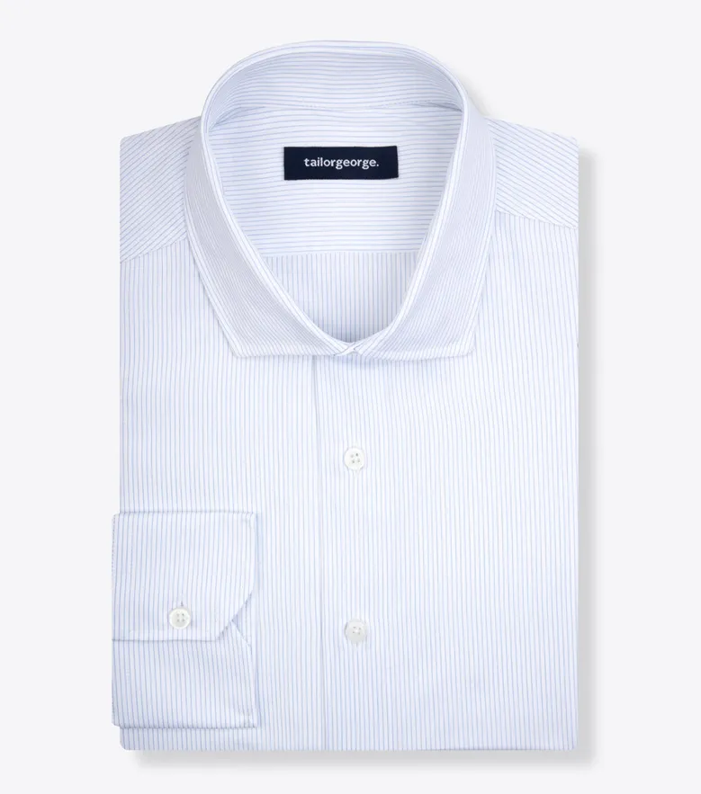 Camicia bianca in popeline facile da stirare