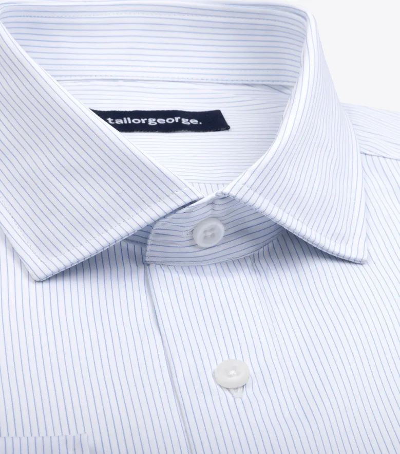 Camicia bianca in popeline facile da stirare