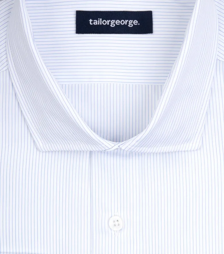 Camicia bianca in popeline facile da stirare