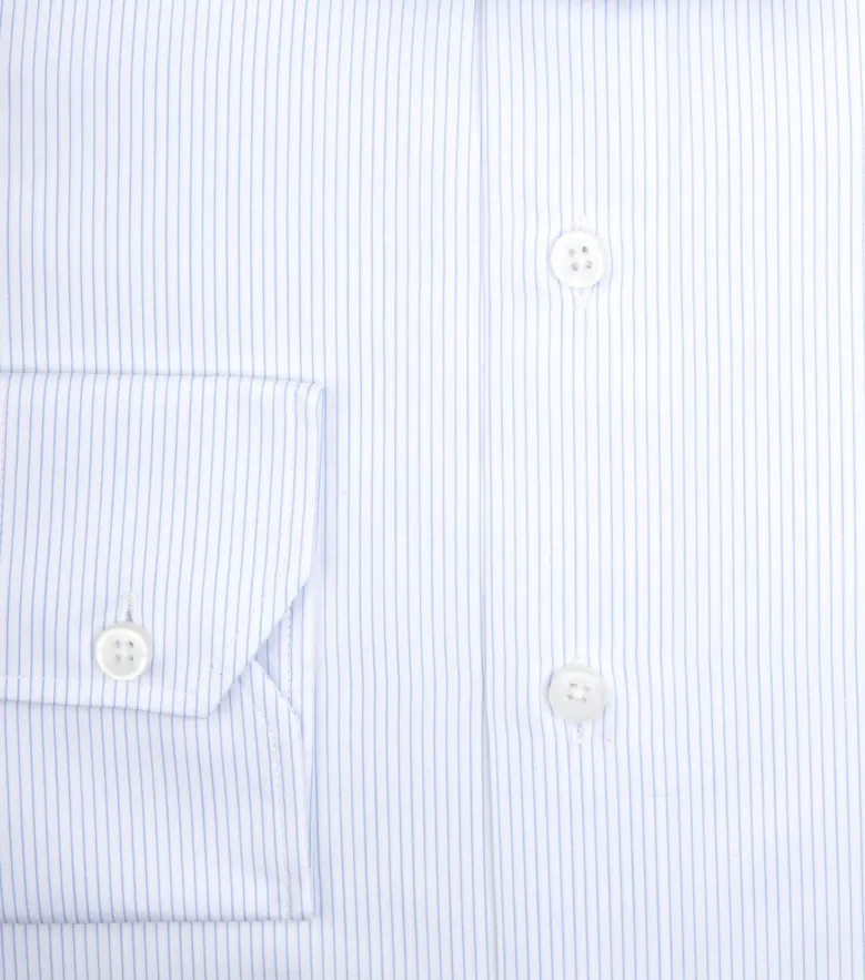 Camicia bianca in popeline facile da stirare