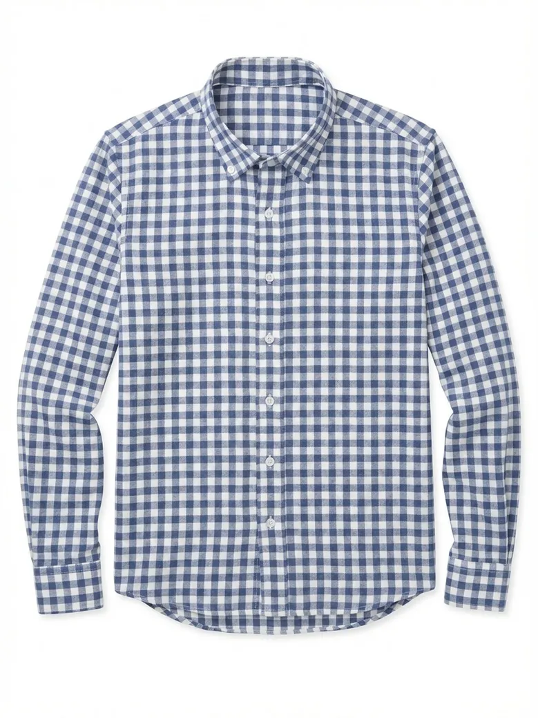Camicia bianca in popeline facile da stirare