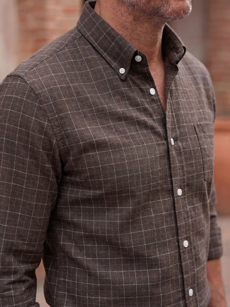 Camicia Thomas Mason Anti-Piega