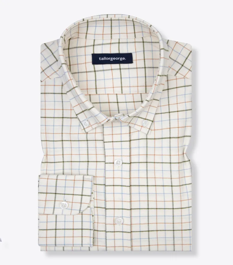 Camicia bianca in popeline facile da stirare
