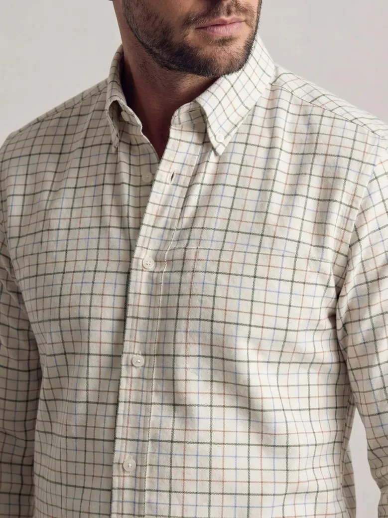Camicia bianca in popeline facile da stirare