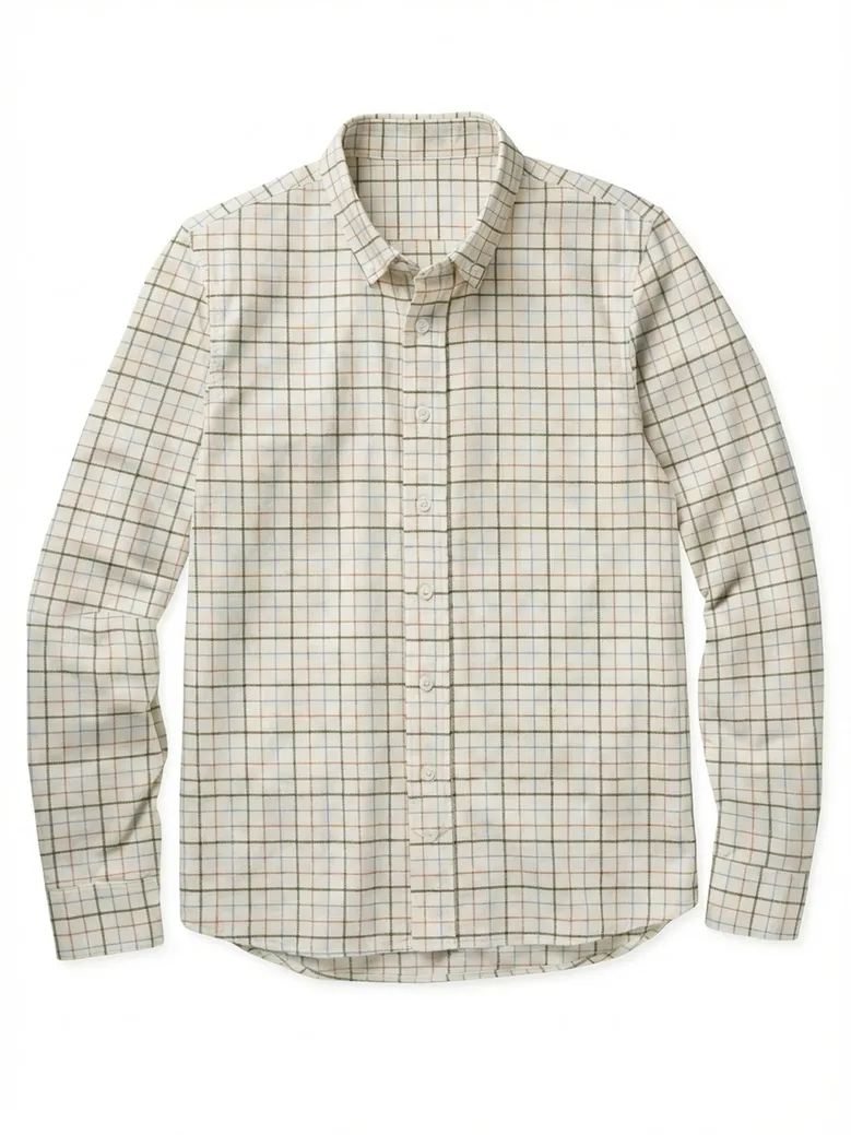 Camicia bianca in popeline facile da stirare