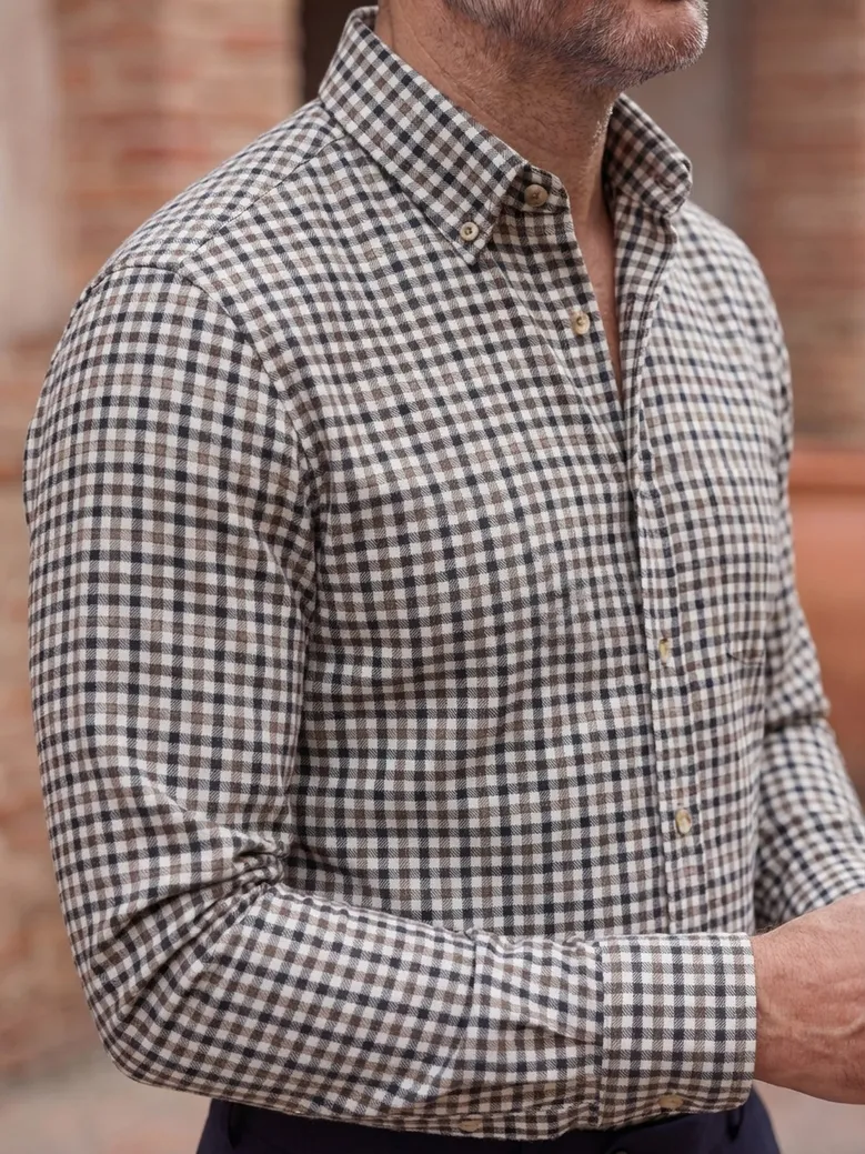 Camicia Thomas Mason Anti-Piega