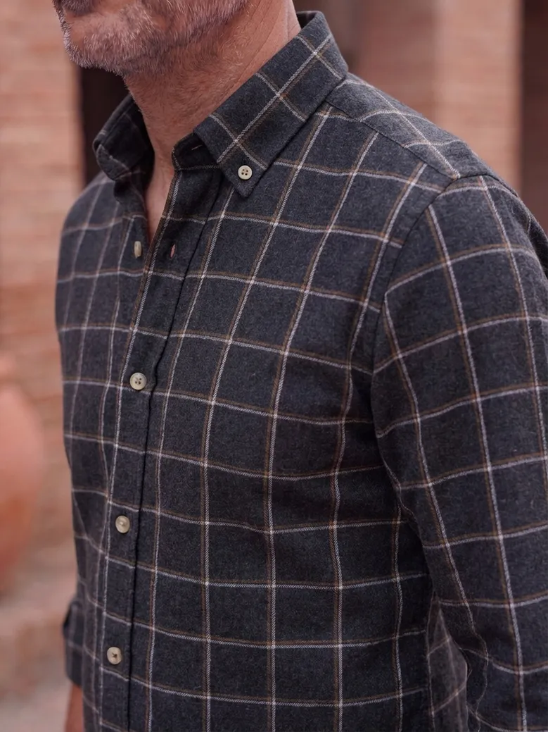 Camicia Thomas Mason Anti-Piega