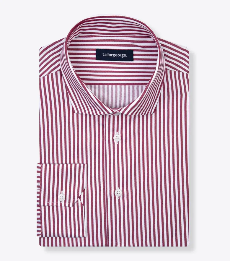Camicia bianca in popeline facile da stirare