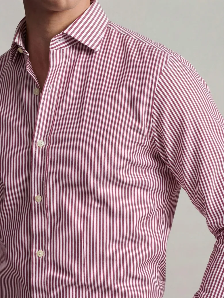 Camicia bianca in popeline facile da stirare
