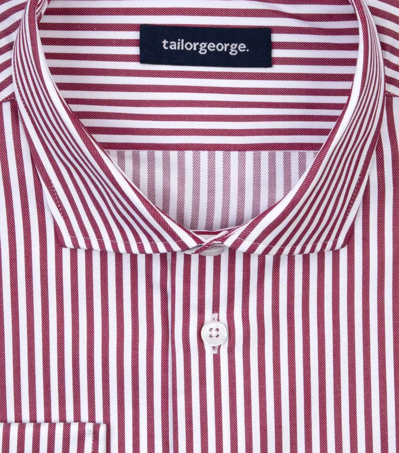 Camicia bianca in popeline facile da stirare