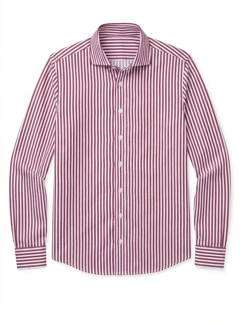Camicia bianca in popeline facile da stirare