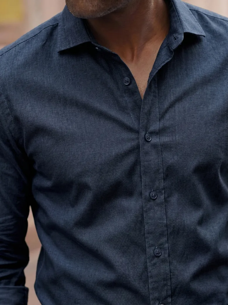Camicia Thomas Mason Anti-Piega