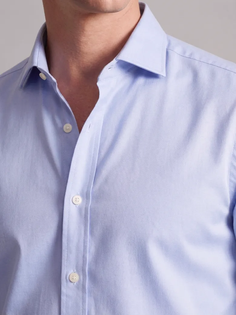 Camicia bianca in popeline facile da stirare