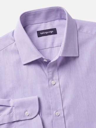 Camicia viola semplice facile da stirare