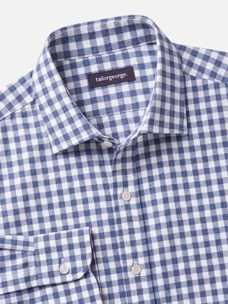 Camicia  Flanella a quadri blu